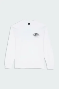 CREW LONG - T-shirt | Blanc*LOST MANAGEMENT CITIES Clearance