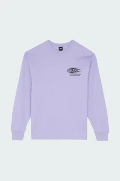 CREW LONG SLV TEE - T-shirt | Blanc*LOST MANAGEMENT CITIES Clearance