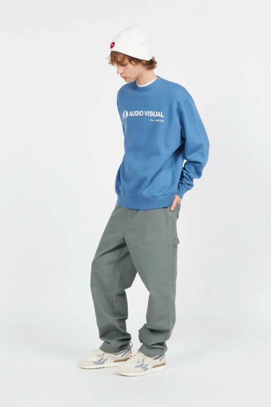 Crewneck Encore Blue Horizon Eyes - sweatshirt | Bleu*AVNIER Hot