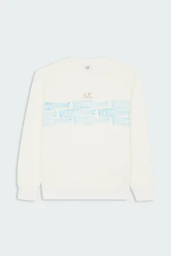 CREWNECK SWEATSHIRT - Sweatshirt | Blanc*C.P. COMPANY Clearance