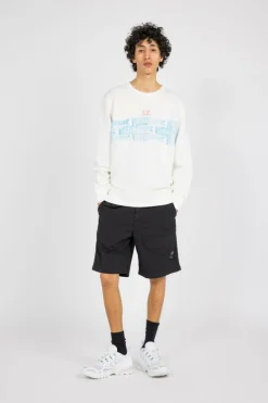 CREWNECK SWEATSHIRT - Sweatshirt | Blanc*C.P. COMPANY Clearance