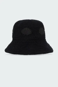 CROCHET HAT - Bob | Noir*NEW AMSTERDAM SURF ASSOCIATION Sale