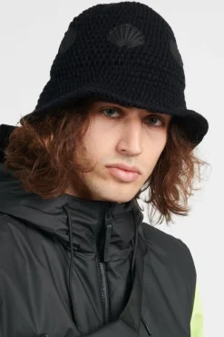 CROCHET HAT - Bob | Noir*NEW AMSTERDAM SURF ASSOCIATION Sale