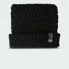 CROCHET SQUARE BEANIE - Bonnet | Noir*LOST MANAGEMENT CITIES