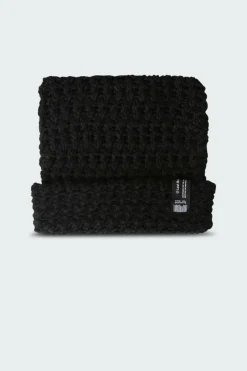 CROCHET SQUARE BEANIE - Bonnet | Noir*LOST MANAGEMENT CITIES