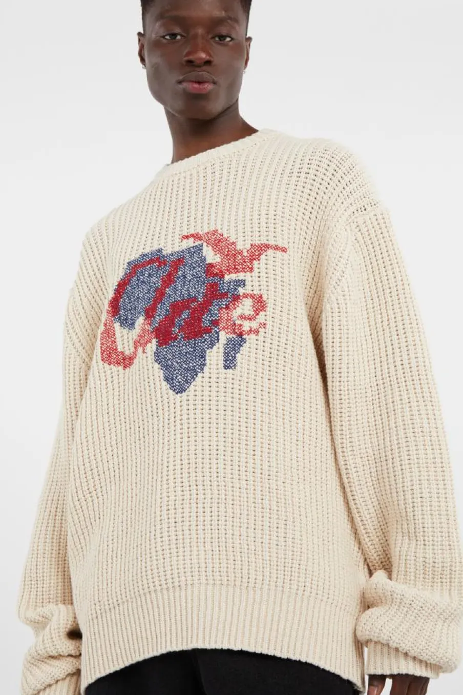 Cross Stitch Knit - Pull | Beige*ARTE ANTWERP Outlet