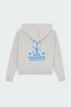 Cum-munity Values - Hoodie zippé | Gris*CARNE BOLLENTE Outlet