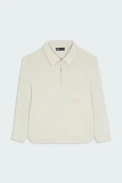 Cura Quarter Zip - Polo | Gris*PAREL STUDIO Clearance