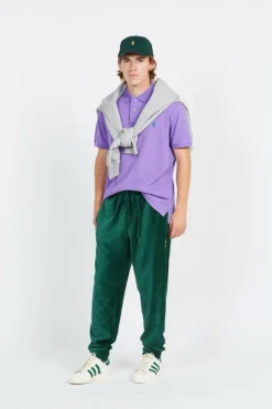 Custom Slim Fit Mesh Polo Shirt - Polo manches courtes | Violet*POLO RALPH LAUREN Discount