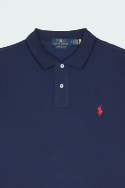 Custom Slim Fit Mesh Polo Shirt - Polo | Bleu*POLO RALPH LAUREN
