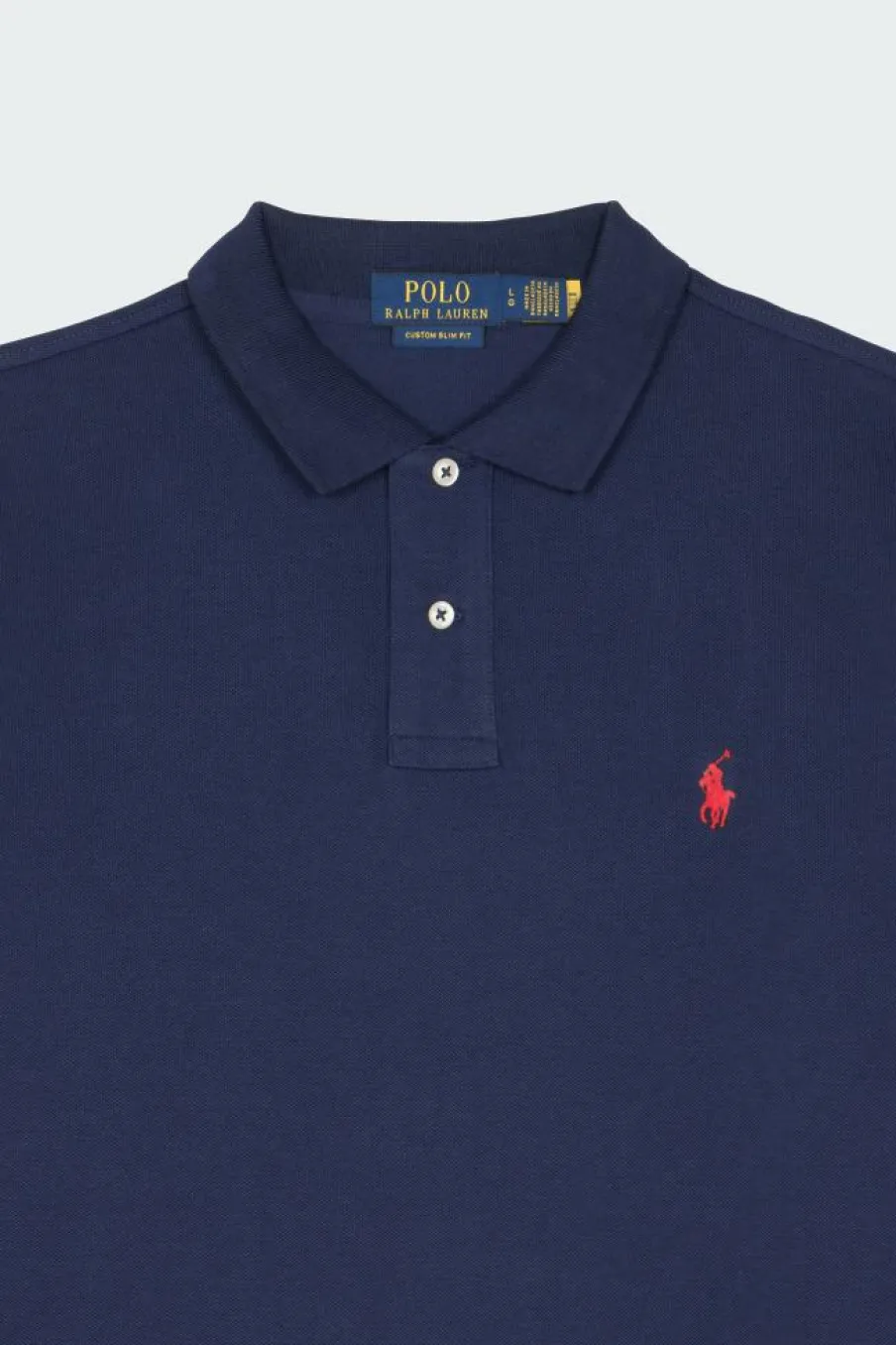 Custom Slim Fit Mesh Polo Shirt - Polo | Bleu*POLO RALPH LAUREN