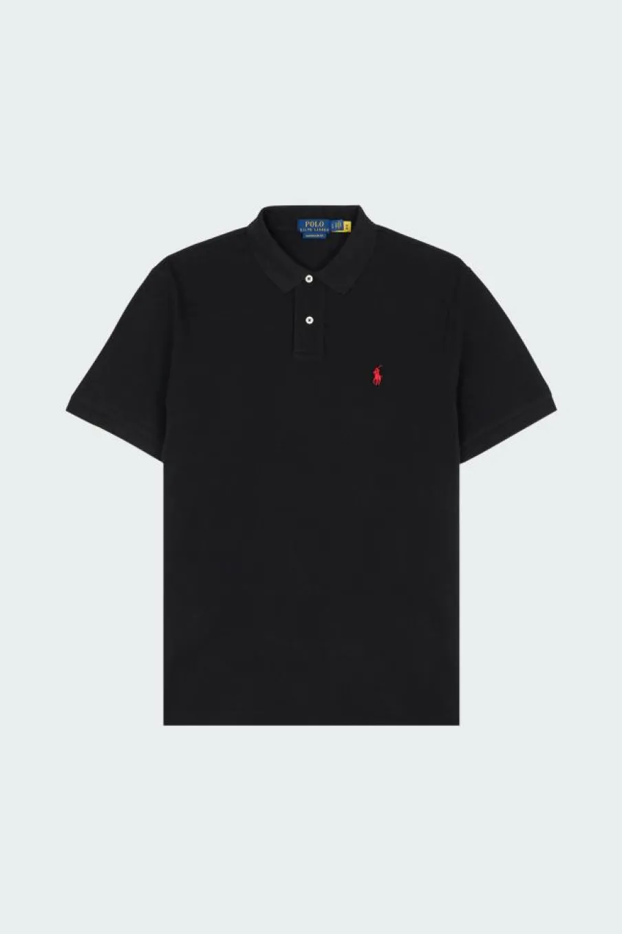 Custom Slim Fit Mesh Polo Shirt - Polo manches courtes | Noir*POLO RALPH LAUREN Hot