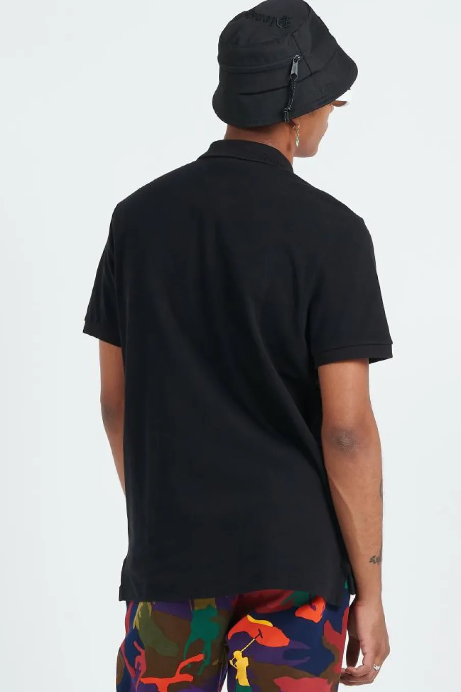 Custom Slim Fit Mesh Polo Shirt - Polo manches courtes | Noir*POLO RALPH LAUREN Hot