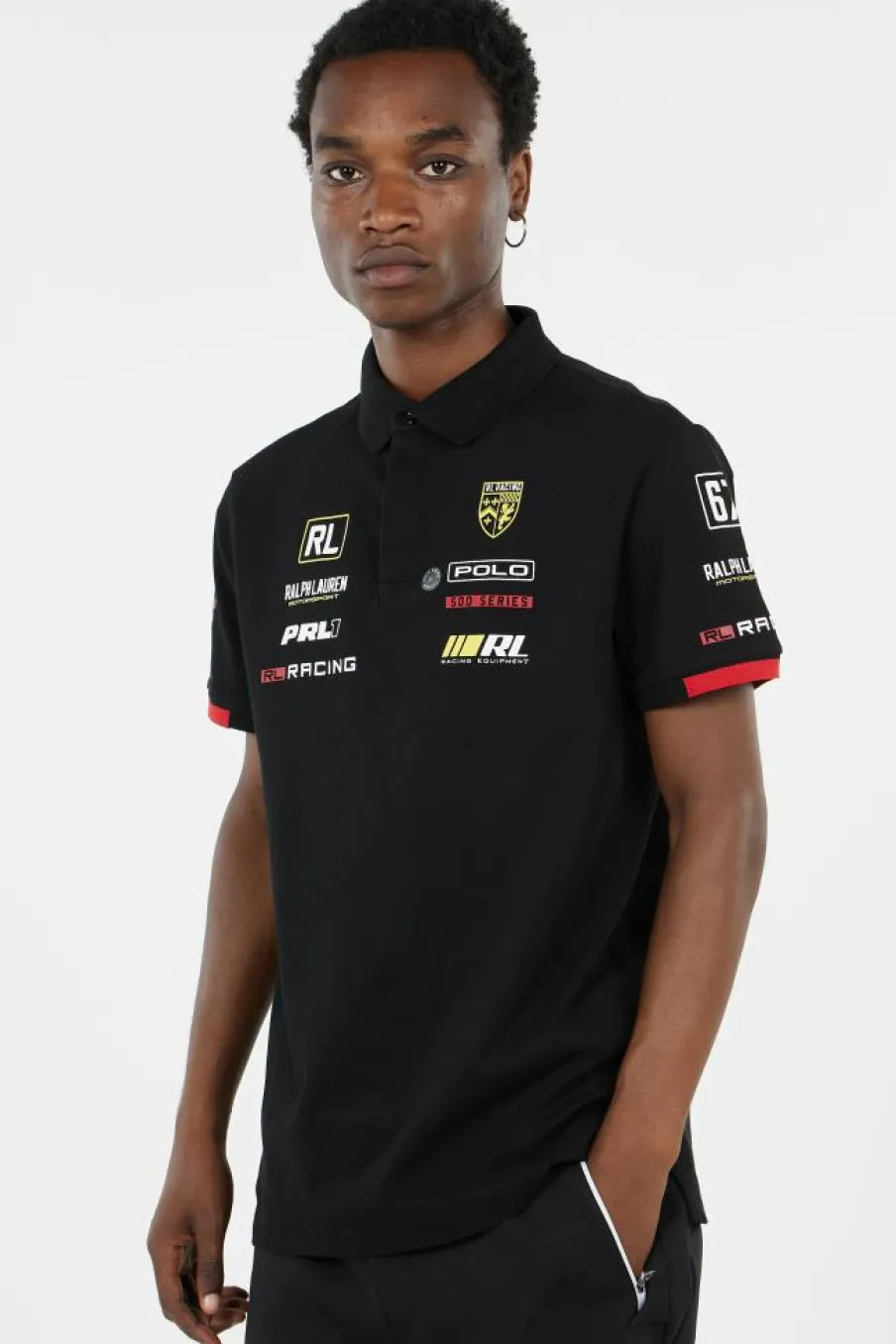 Custom Slim Fit Stretch Mesh Polo Shirt - Polo | Noir*POLO RALPH LAUREN Outlet