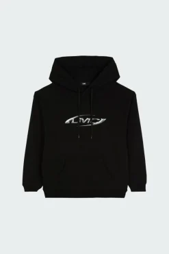 3D METALLIC LOGO HOODIE - Hoodie | Noir*LOST MANAGEMENT CITIES New