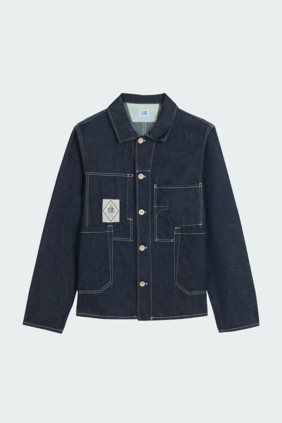DENIM CHORE JACKET - Chemise | Bleu*C.P. COMPANY Discount