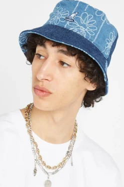 DENIM MASH UP BUCKET - Bob | Bleu*KANGOL Hot