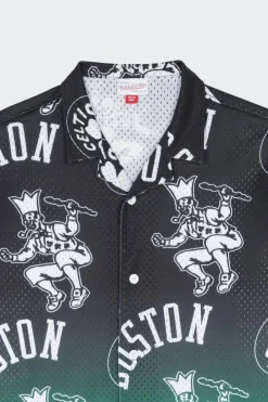 DESTINATION LE - Chemise | Vert*MITCHELL & NESS Discount