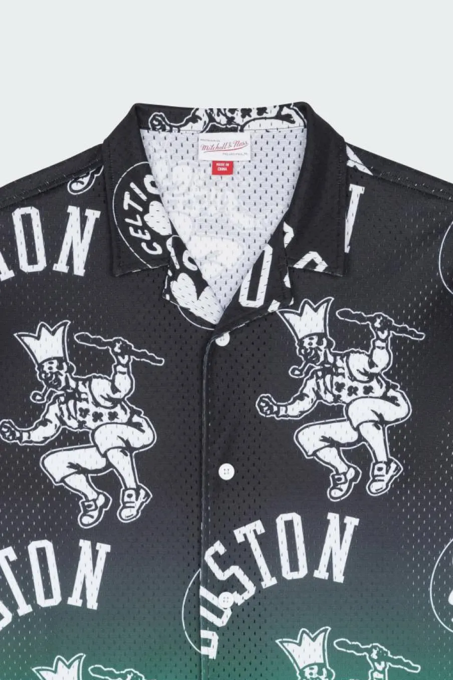 DESTINATION LE - Chemise | Vert*MITCHELL & NESS Discount