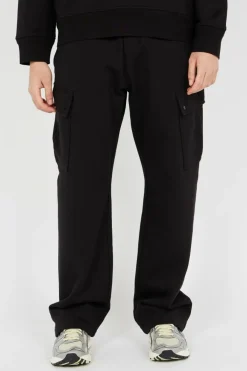 DIAGONAL RAISED FLEECE CARGO - Jogging | Noir*C.P. COMPANY Discount