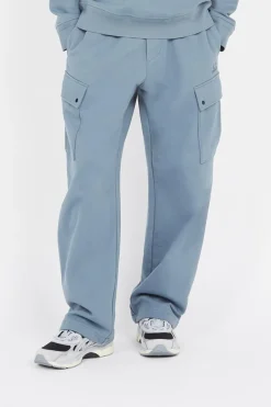 DIAGONAL RAISED FLEECE CARGO - Jogging | Bleu*C.P. COMPANY Discount