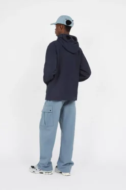 DIAGONAL RAISED FLEECE CARGO - Jogging | Bleu*C.P. COMPANY Discount