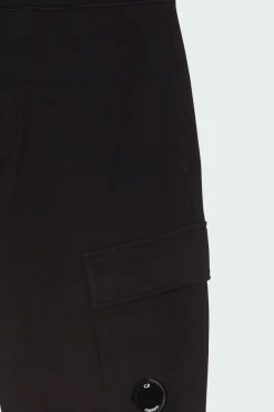 DIAGONAL RAISED FLEECE CARGO - Jogginn | Noir*C.P. COMPANY Clearance