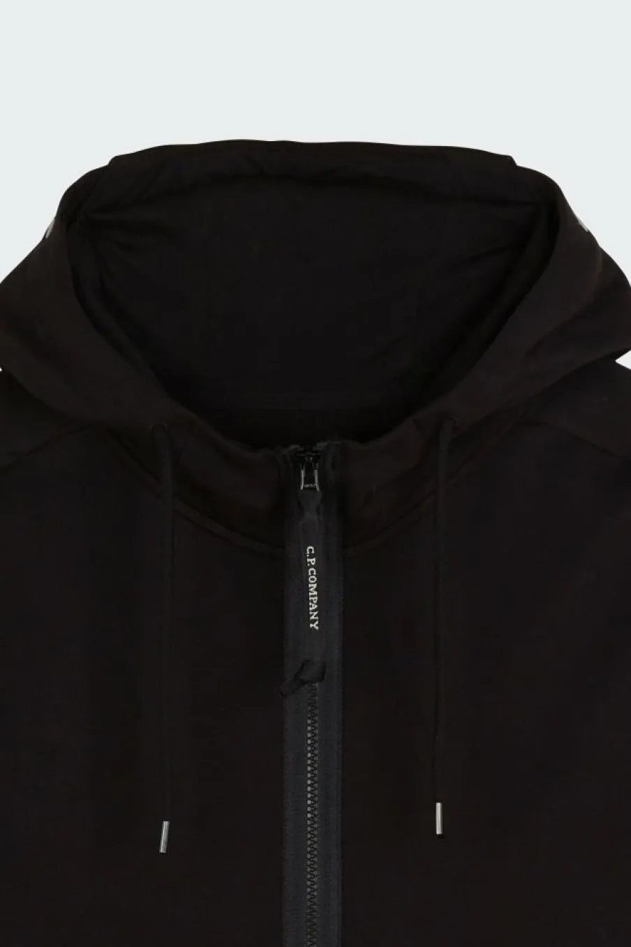 DIAGONAL RAISED FLEECE GOGGLE - Hoodie zippé | Noir*C.P. COMPANY Online