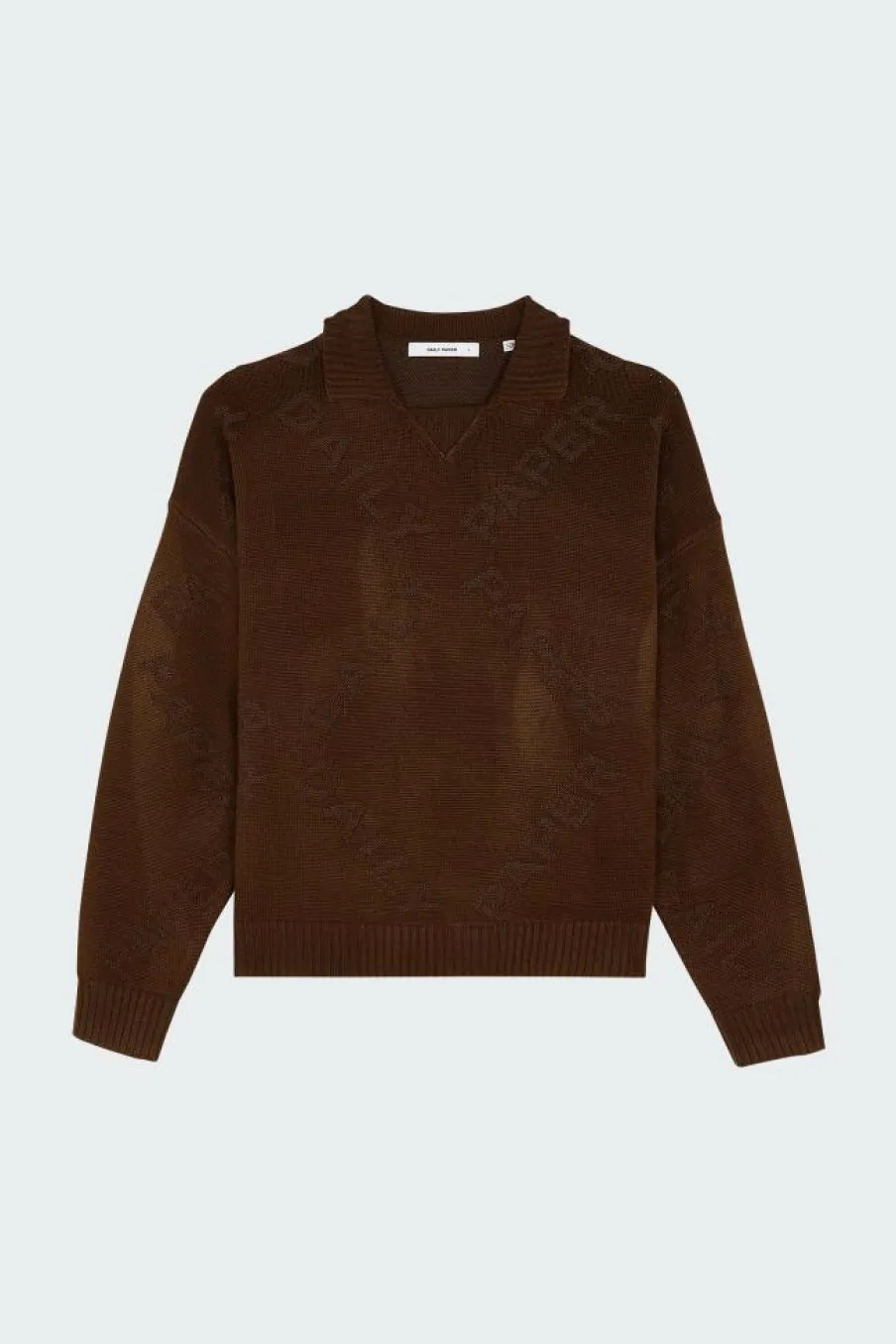 DIAMOND KNIT - Pull | Marron*DAILY PAPER