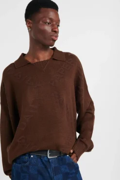 DIAMOND KNIT - Pull | Marron*DAILY PAPER