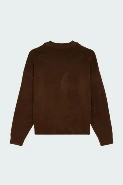 DIAMOND KNIT - Pull | Marron*DAILY PAPER