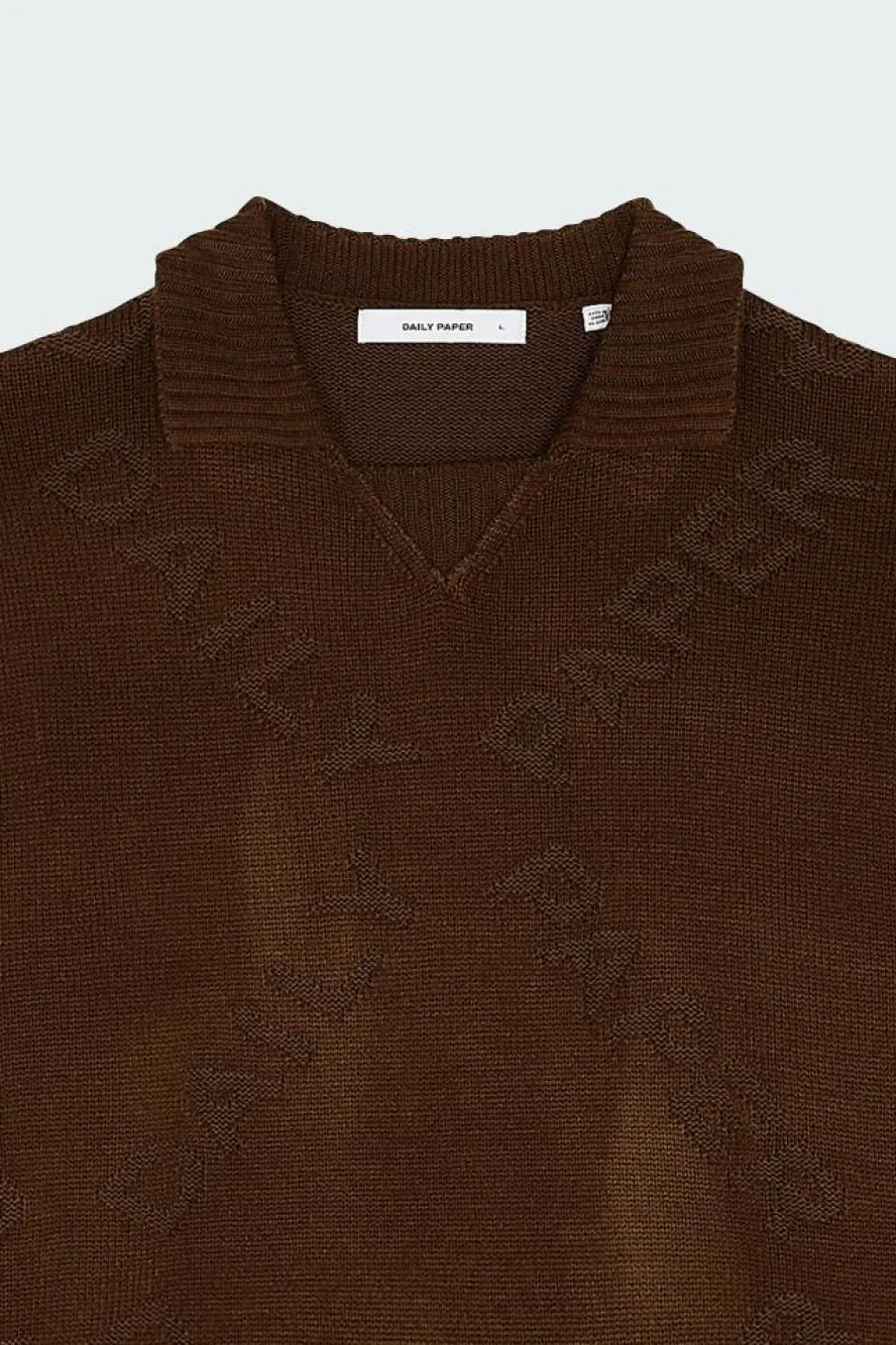DIAMOND KNIT - Pull | Marron*DAILY PAPER