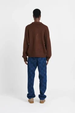 DIAMOND KNIT - Pull | Marron*DAILY PAPER