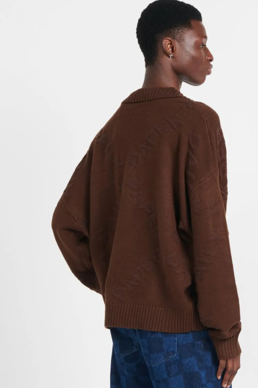DIAMOND KNIT - Pull | Marron*DAILY PAPER