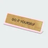 Do It Yourself Deskplate Sign - Plaque de bureau | Multicolore*FLAMINGO CANDLES Online