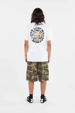 DOLL GLOBE TEE - T-shirt | Blanc*LOST MANAGEMENT CITIES Clearance
