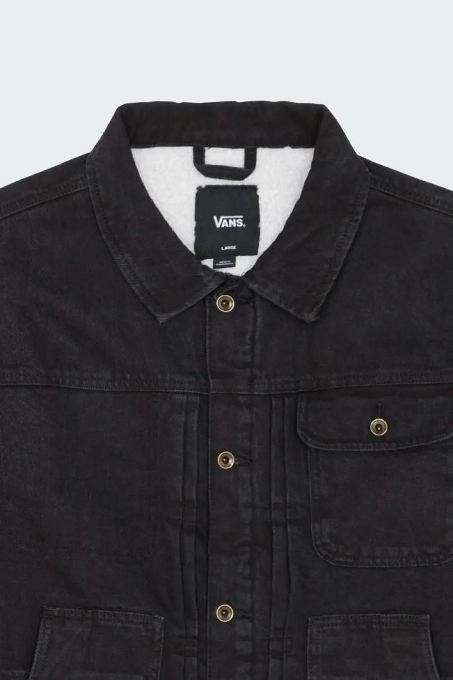 DONATO SHERPA DENIM JAC Pavement - Veste | Noir*VANS Discount