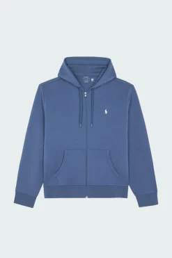 Double-Knit Full-Zip Hoodie - Hoodie zippé | Bleu*POLO RALPH LAUREN Outlet