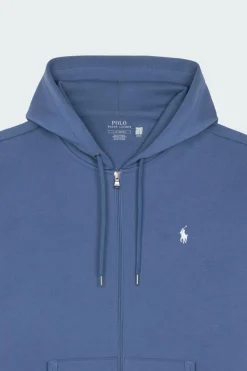 Double-Knit Full-Zip Hoodie - Hoodie zippé | Bleu*POLO RALPH LAUREN Outlet