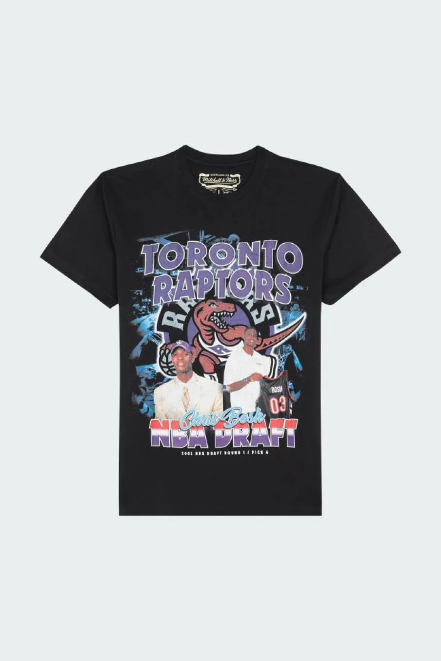 DRAFT TEE RAPTORS - T-shirt | Noir*MITCHELL & NESS Online