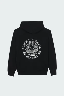 MUSIC CHANNEL - Hoodie | Noir*EDWIN Online