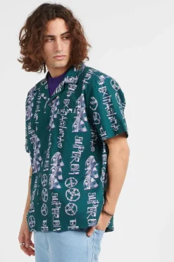Effigy Shirt - Chemise | Vert*DEUS EX MACHINA Sale