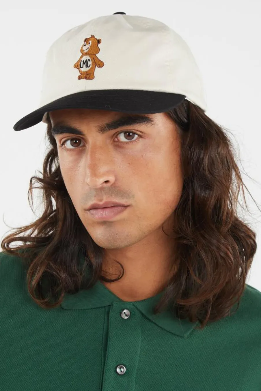 EMB BEAR 6PANEL CAP - Casquette | Bleu*LOST MANAGEMENT CITIES