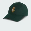 EMB BEAR WOOL 6PANEL CAP - Casquette | Vert*LOST MANAGEMENT CITIES Discount