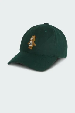 EMB BEAR WOOL 6PANEL CAP - Casquette | Vert*LOST MANAGEMENT CITIES Discount