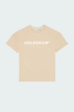EMBLEM SAND - T-shirt | Beige*HOLOGRAM Hot