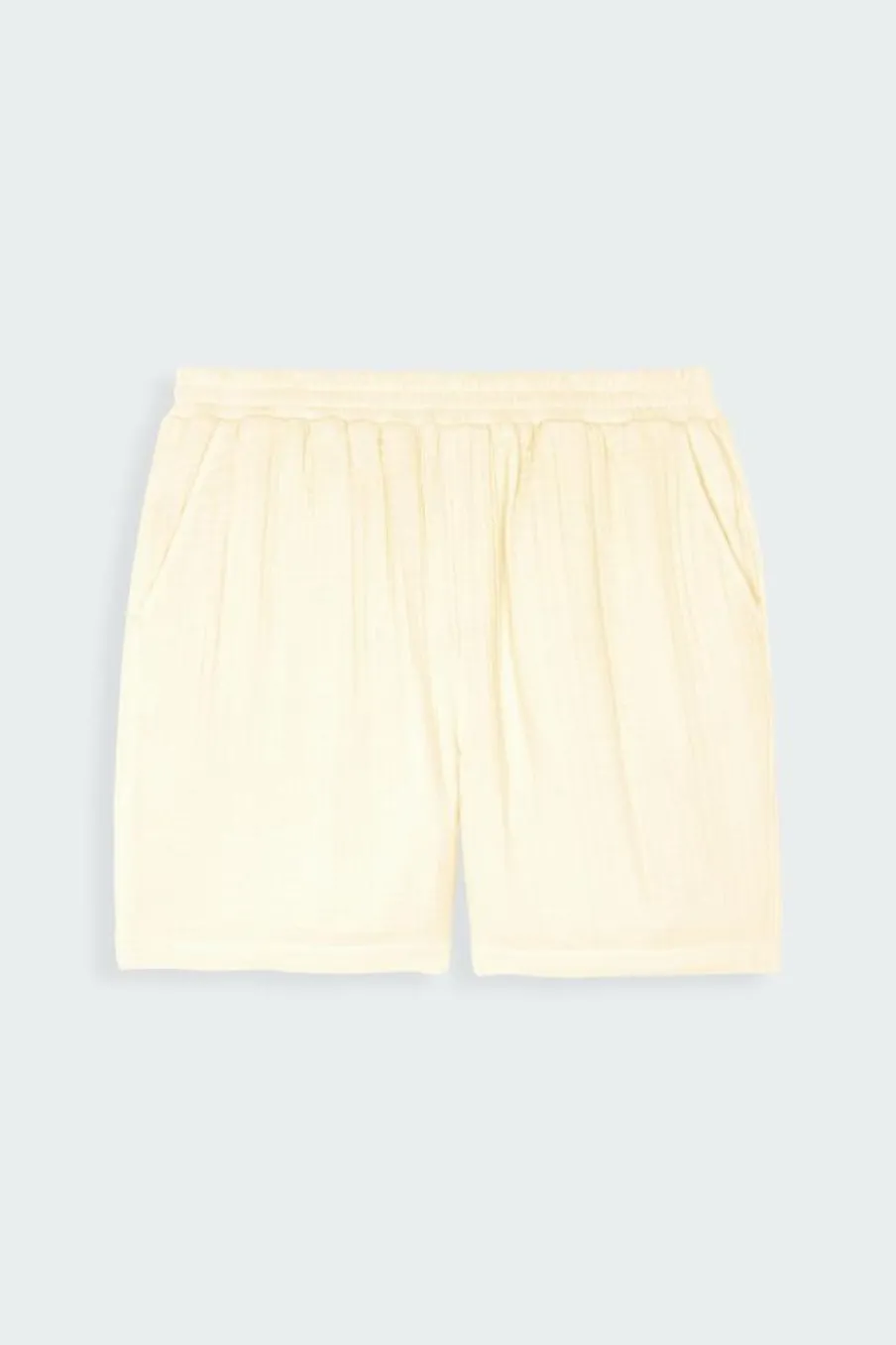 enzi seersucker shorts - Short | Jaune*DAILY PAPER New