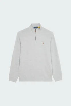 Estate-Rib Quarter-Zip Pullover - Pull | Gris*POLO RALPH LAUREN Online