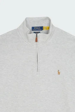 Estate-Rib Quarter-Zip Pullover - Pull | Gris*POLO RALPH LAUREN Online