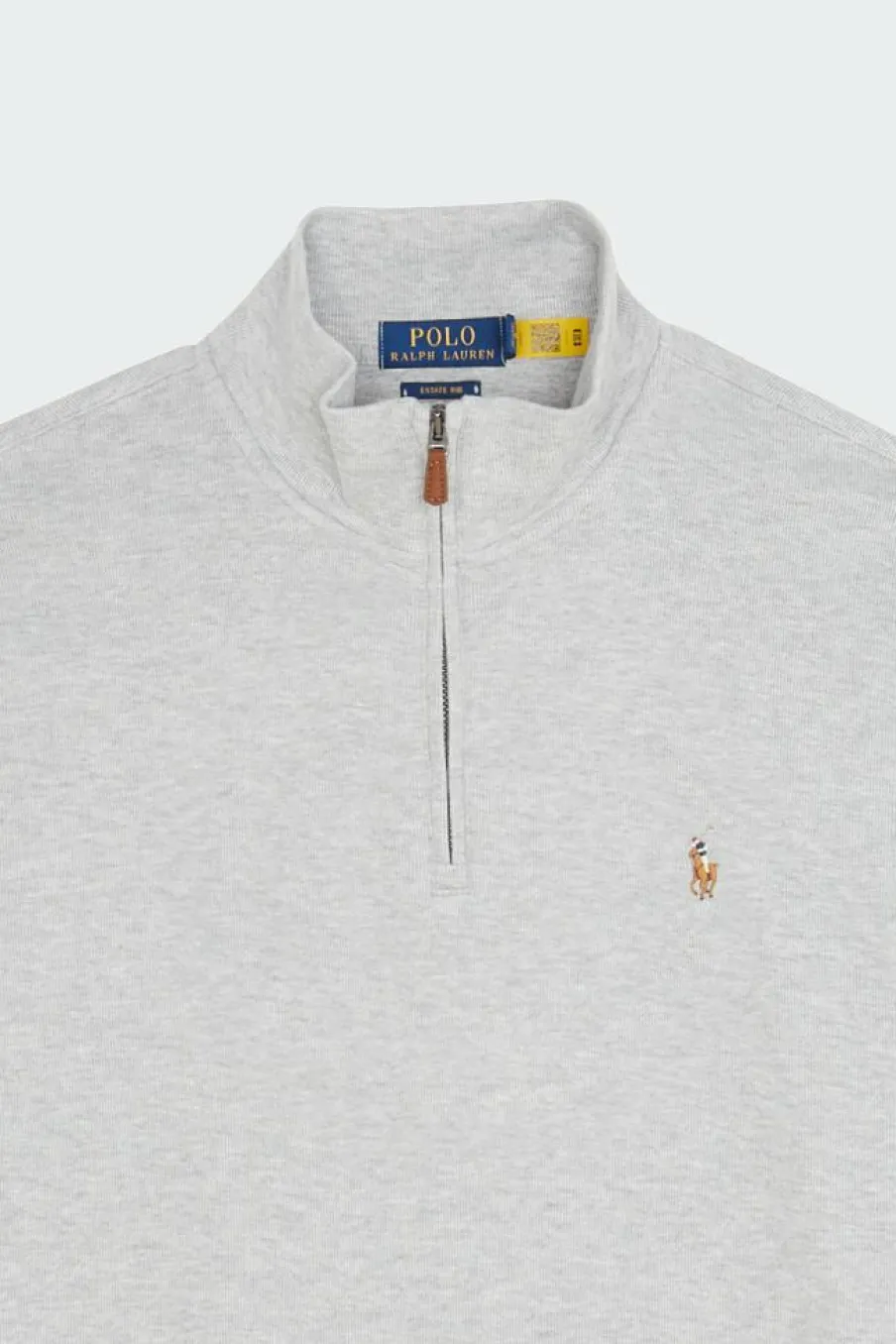 Estate-Rib Quarter-Zip Pullover - Pull | Gris*POLO RALPH LAUREN Online